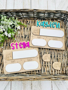 Personalized Dry Erase First Day Of School Signs