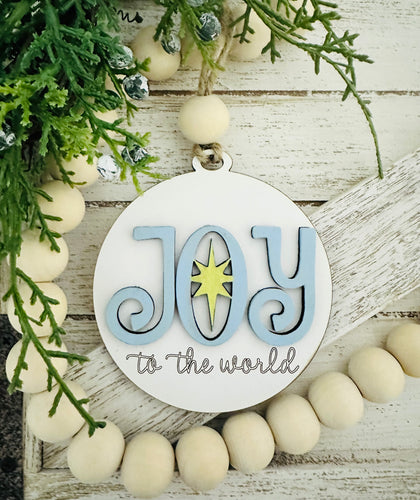 Joy to the world ornament