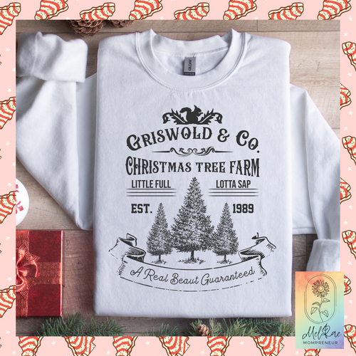 Griswold Christmas Tree Farm sweatshirt | Holiday sweatshirt | Christmas Vacation Crew Neck | Christmas Party Sweatshirt