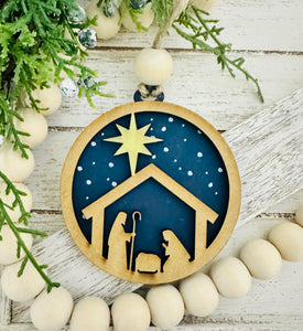 Manger ornament