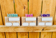 Load image into Gallery viewer, Personalized Dry Erase First Day Of School Signs