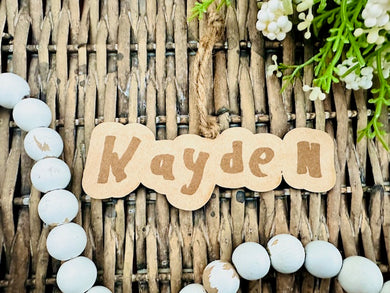 Personalized Child’s Name Ornament – Freeze Their Handwriting in Time