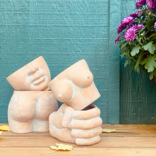 🔥 Body Part Terracotta Planters