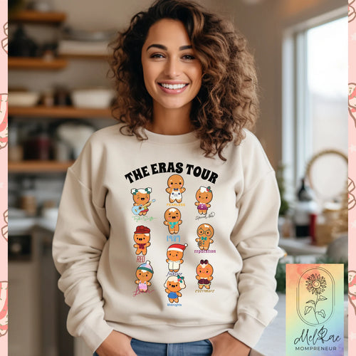 Swifty E ras T our Gingerbread Crewneck