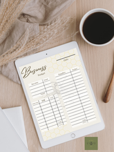 Load image into Gallery viewer, Bee Business Budget planner, digital budget planner,budget tracker, small business budget, to do list, small business organization