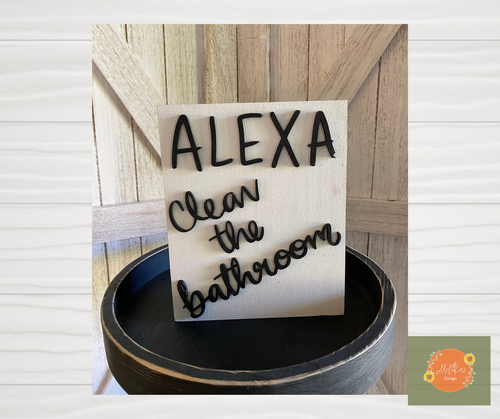 Alexa Clean the Bathroom