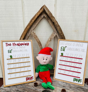 Elf Countdown to Christmas