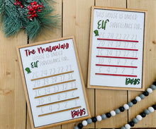 Load image into Gallery viewer, Elf Countdown to Christmas