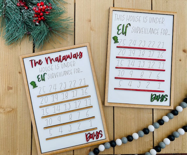 Elf Countdown to Christmas