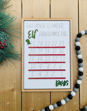 Load image into Gallery viewer, Elf Countdown to Christmas