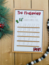 Load image into Gallery viewer, Elf Countdown to Christmas