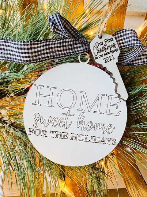 Home Sweet Home For The Holidays Ornament