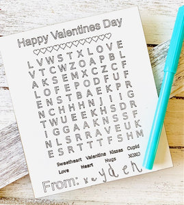 Valentines Day Word Search