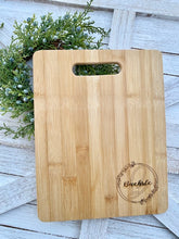 Load image into Gallery viewer, Personalized monogramed Cutting Board