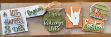 Load image into Gallery viewer, He is Risen sign set