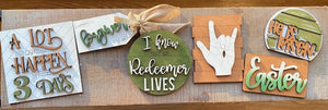 He is Risen sign set