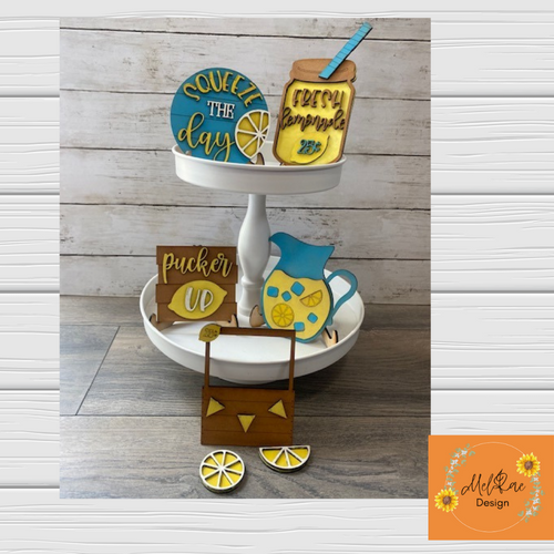 Lemonade Finished Tiered Tray Signs