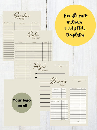 Personalized Business Budget planner, digital budget planner,budget tracker, small business budget, to do list, small business organization