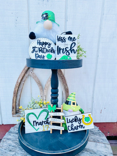 St.Patrick’s day tiered tray set
