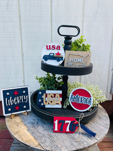 Liberty tiered tray set