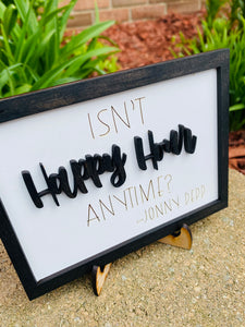 Happy hour sign