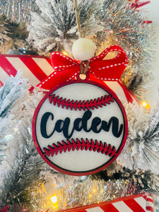 Baseball ornament