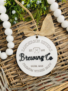 Witches brewing company ornament