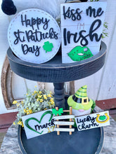 Load image into Gallery viewer, St.Patrick’s day tiered tray set