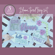 Load image into Gallery viewer, Bloom Tiered Tray Sign Set